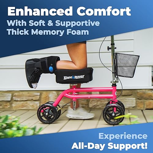 Miniatura 3 de KneeRover Almohadilla de memoria rodillera para scooter con cómoda espuma viscoelástica