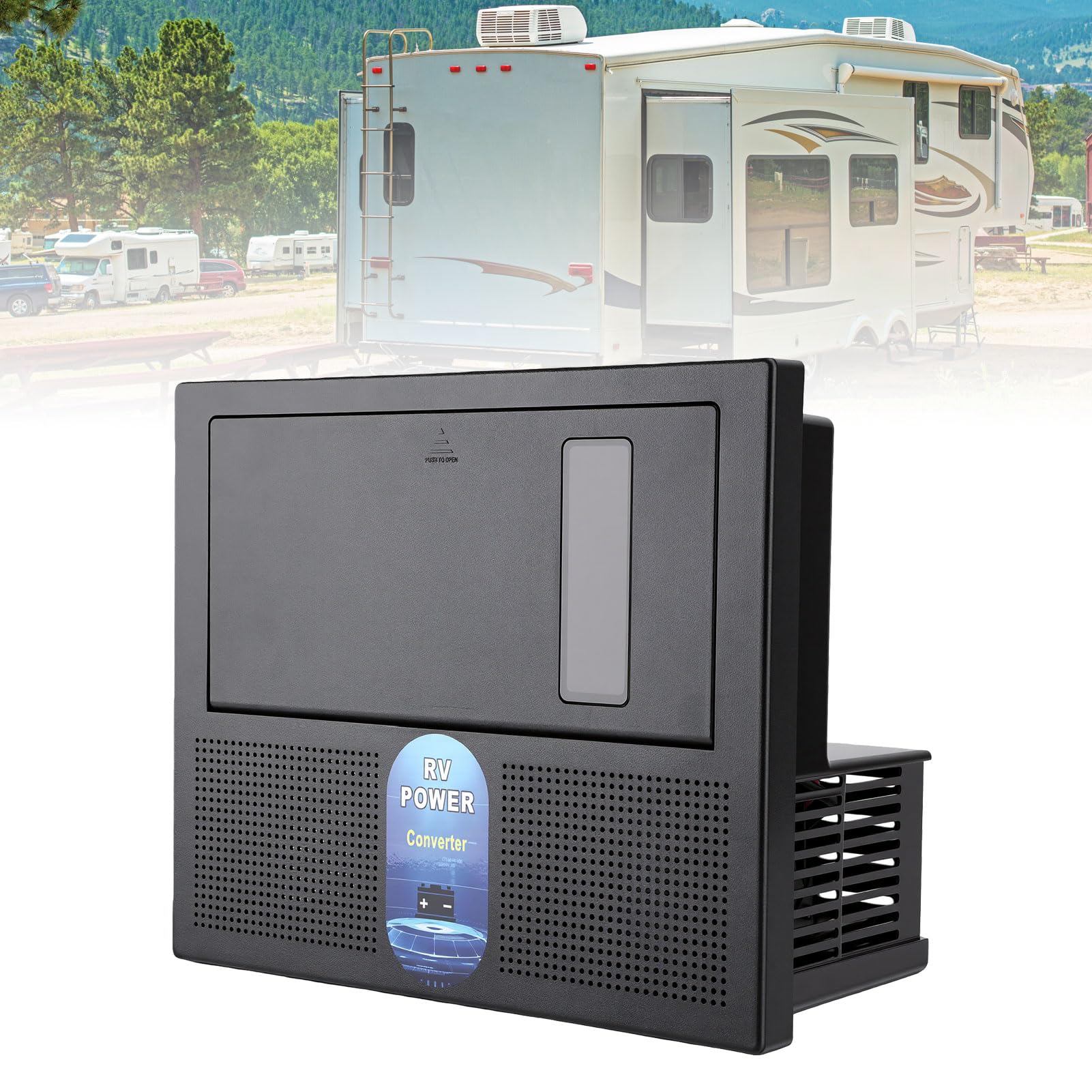 Luocute Ładowarka Smart Rv Power Converter do Akumulatorów Litowych