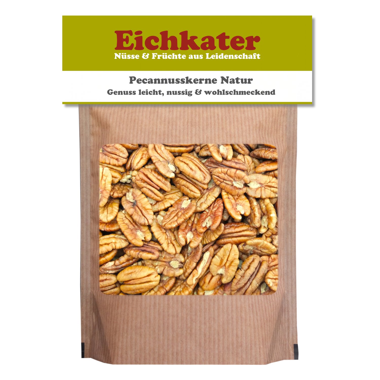 Eichkater Pecannüsse ohne Schale halbiert natur 6er-Pack (6x350g)