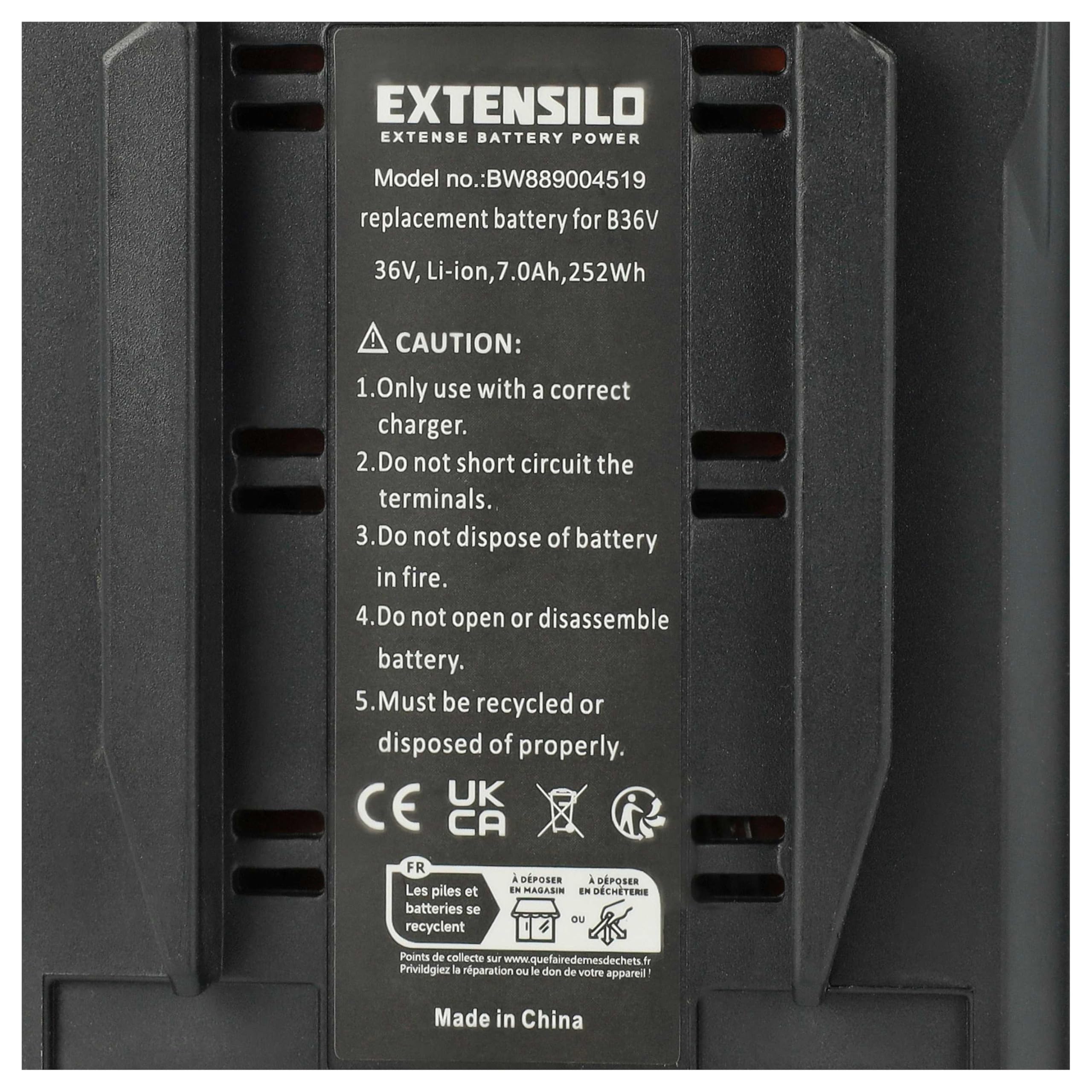 Hilti B36 B36 B36V 2203932 418009 do elektronarzędzi (7000 mAh, Li-Ion, 36 V)