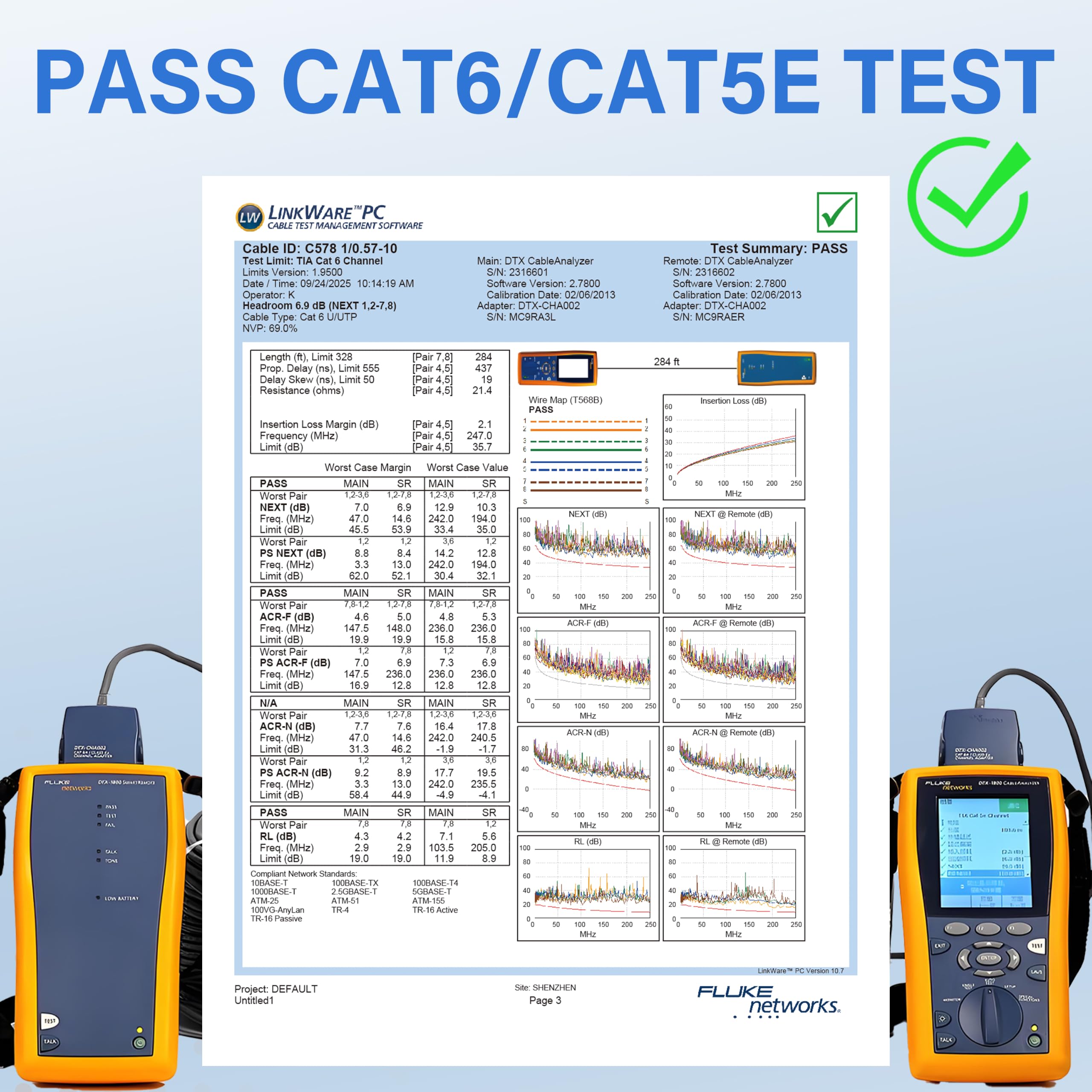 Cavo Plenum Cat6 da 91,4 m, 23 AWG, 550 MHz, 10 Gbps UTP, rivestimento ignifugo CMR, certificato DSX-8000, bobina facile da tirare senza grovigli, cavo LAN per casa, officina, cortile, nero