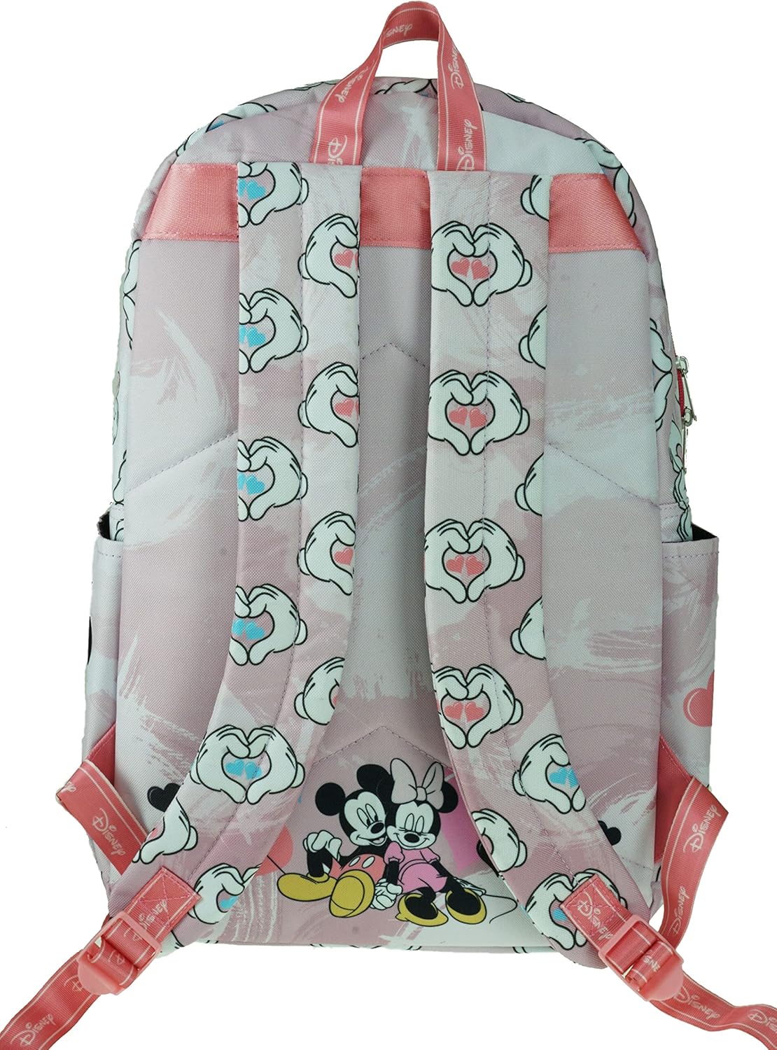 KBNL Classic Disney Minnie Mouse Backpack with Laptop Compartment for School, Travel, and Work, Multicolor (A22202-MINNIE)
