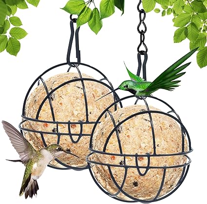 NQEUEPN Ganci Da Pastori Per Giardino - 2 Pezzi Con Supporto In Metallo Per Mangiatoie Uccelli, Lanterne E Decorazioni - Foto 5