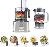 Kenwood FDM301SS Multipro Compact Food Processor Powerful Kitchen Gadget with 2.1L Container Acrylic Mixer Double Whisk Metal Housing