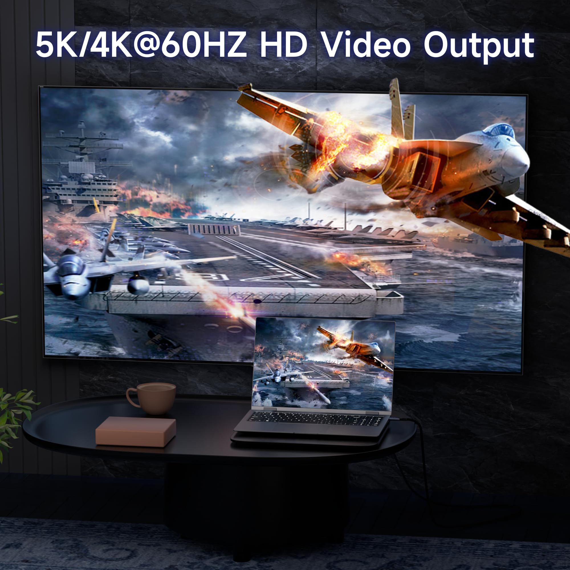 BAWIOFIAU Cavo USB Type-C 100W Ricarica Rapida 1M, Cavo USB C USB C 3.2 Gen2×2 20Gbps, Trasmissione Video 4K @ 60Hz Tipo C Compatibile per Thunderbolt 4/3