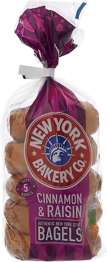 Original Bagel Cinnamon Raisin New York Style Bagels 6 Pack 680g Price - View #5