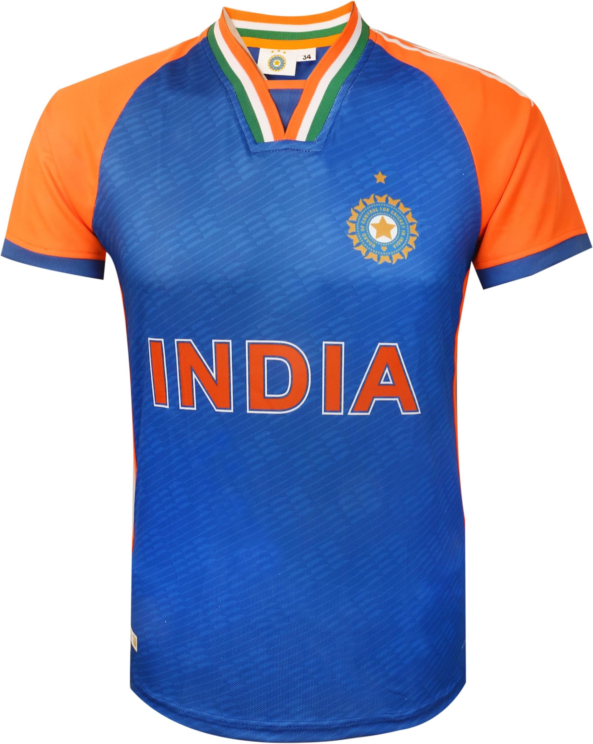 KNK Cricket India Jersey T20 WC 2024 Fan Supporter T-Shirt Cricket Team Uniform Kids to Adult