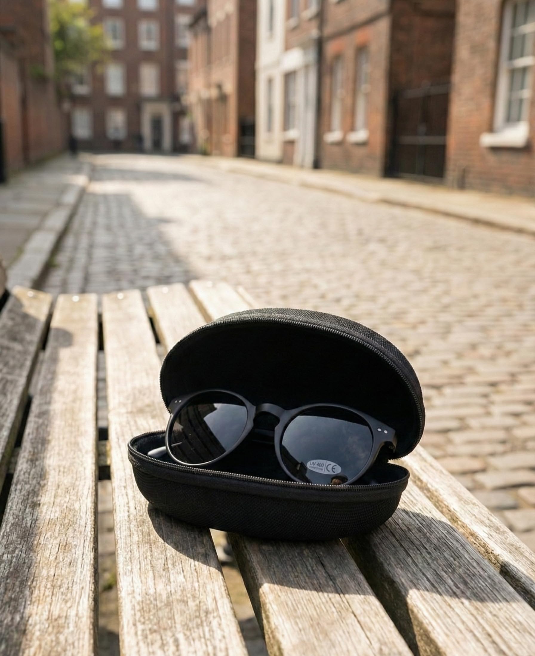 Aqua Gift Caja de regalo con set de cartera monedero, bolso, cinturón y gafas de sol con funda rigida, conjunto de vestir elegante para mujer.