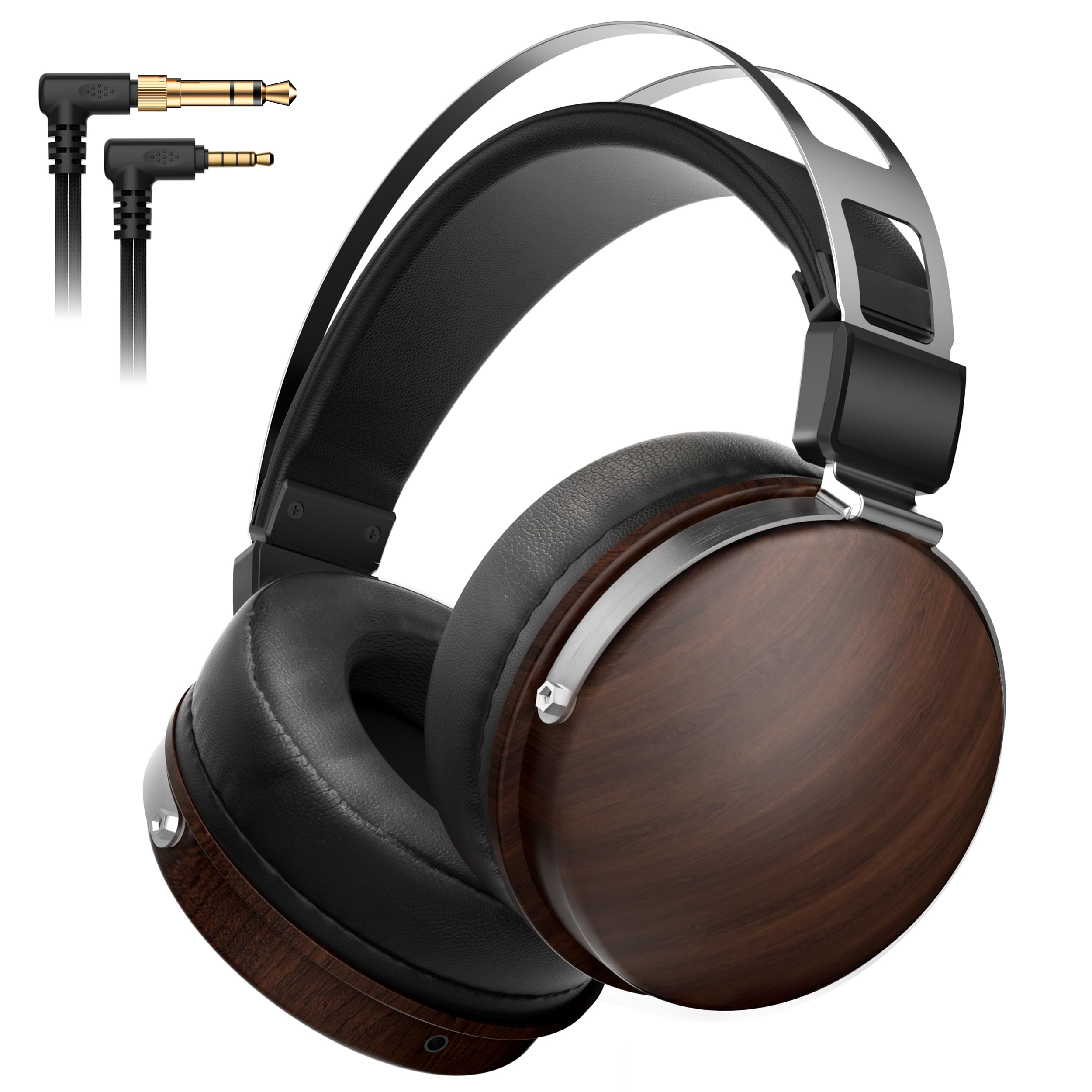 Photo 1 of SEJJ Wired Studio Headphones with 32?, Professional Over-Ear Monitor Headset for Recording Mixing DJ Podcast Audiophile, Detachable Cables & Comfortable Protein Leather, Stereo for Computer Guitar Amp