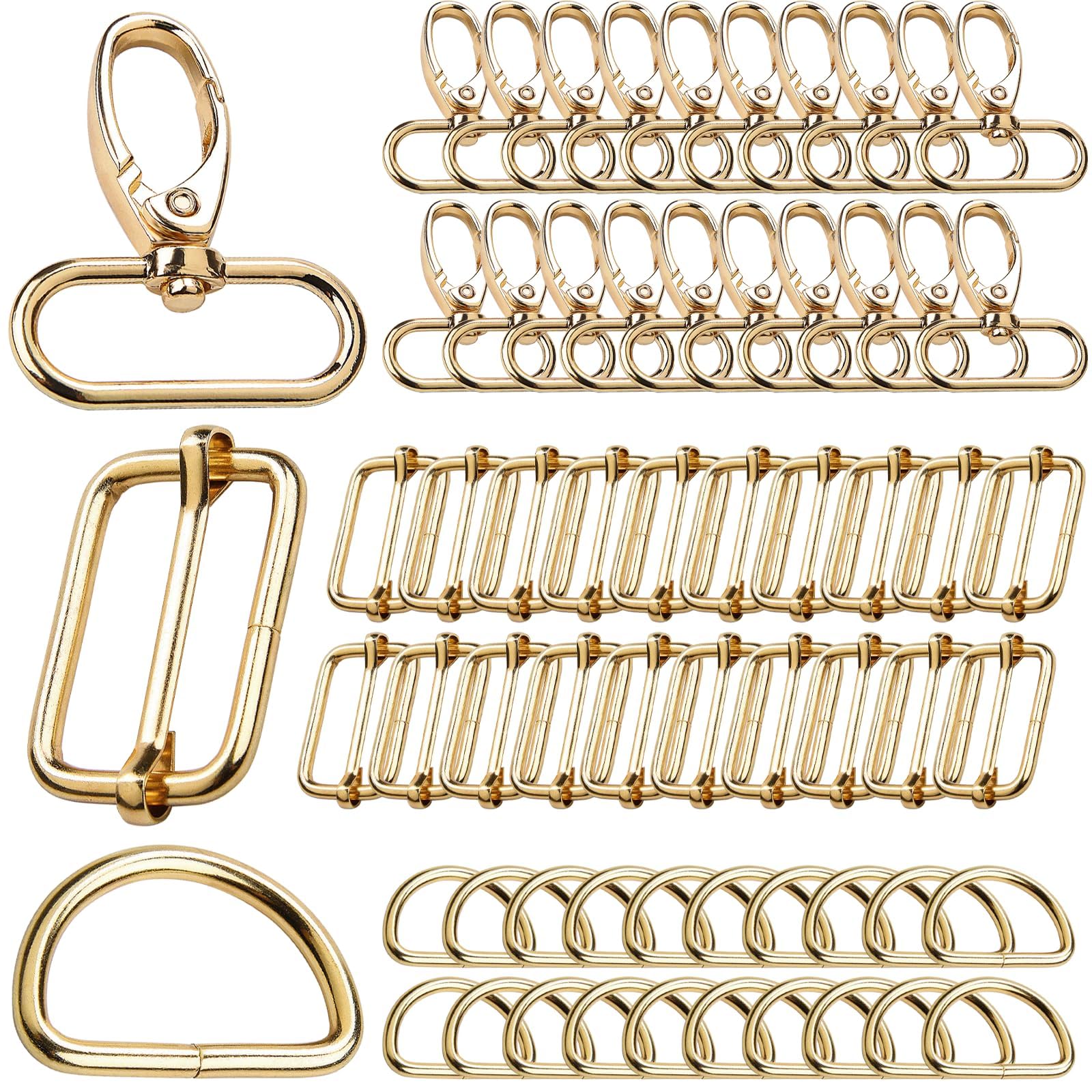 10 Pezzi Chiusure a Moschettone Girevoli, Moschettoni Colorati, Clip per Portachiavi, Moschettone Girevole in Metallo, per Chiavi, Accessori Fai da Te, Borse, Artigianato