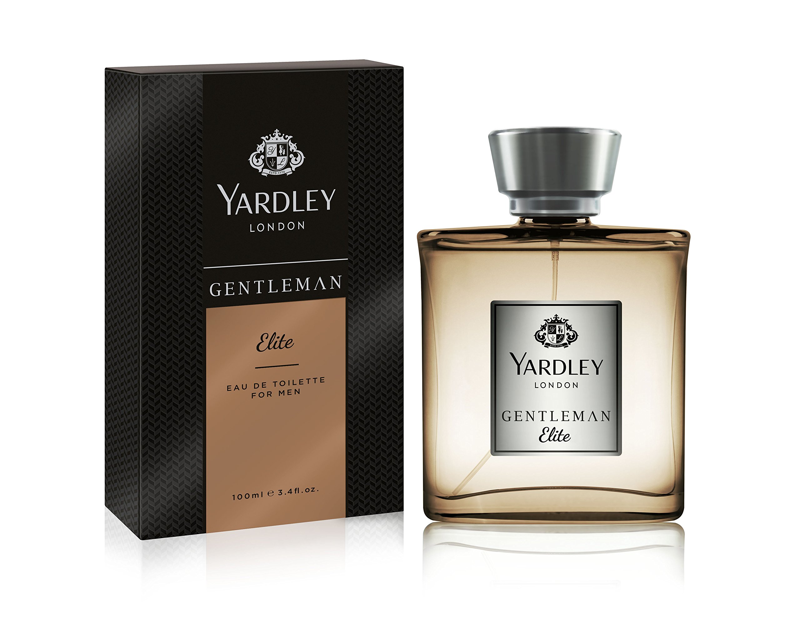 Yardley London Gentleman Elite Luxury Fragrance Eau De Parfum, Basil, Grapefruit, Sandalwood And Amber, 100 MlYardley London Gentleman Elite Luxury Fragrance Eau…
