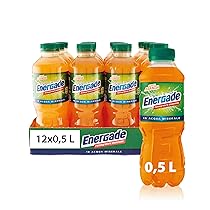 Energade, Bevanda Reintegrante 12×0,5L, Gusto Arancia, Con Sali Minerali, Perfetta Per L’Attività Fisica, Formato On-the-Go per Idratazione Post-Sportiva