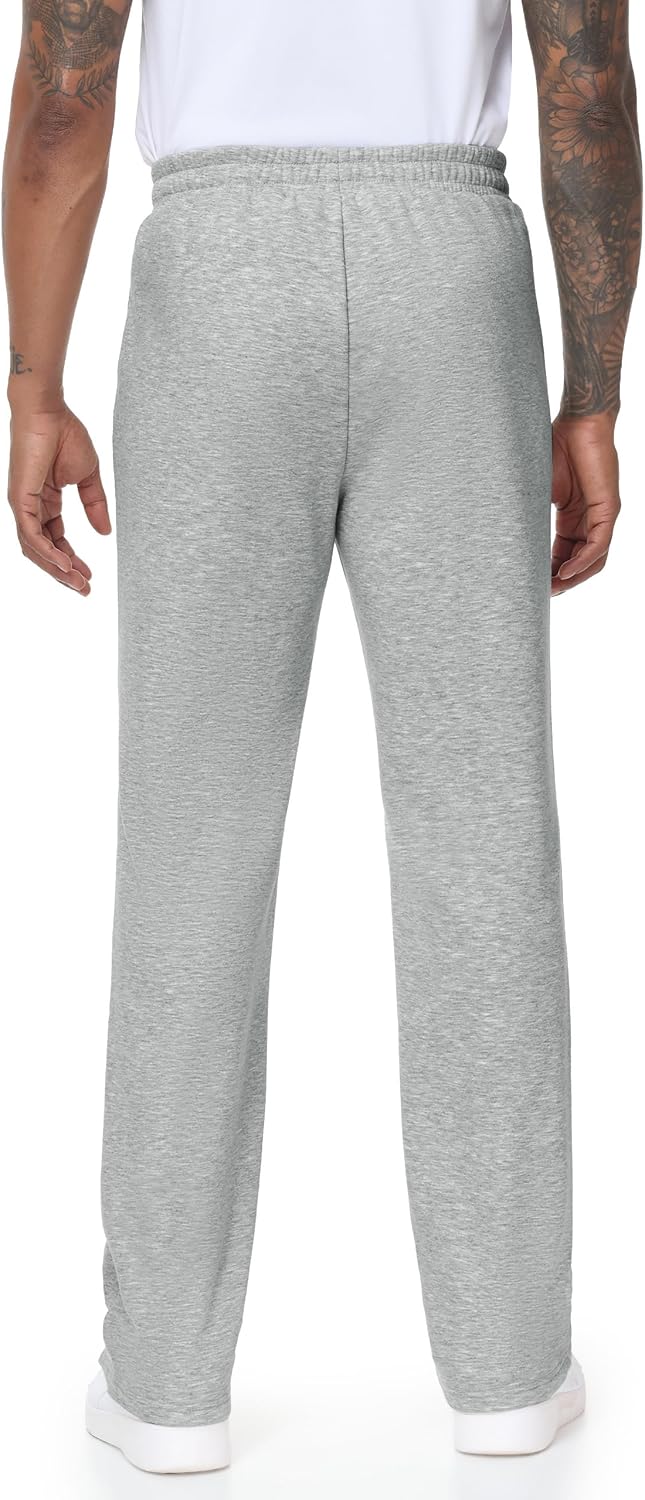 SEVEGO Tall Mens 34"/36"/38" Inseam Fleece Lined Winter Sweatpants Zipper Pocket Warm Extra Long Joggers Workout Pants - Image 2