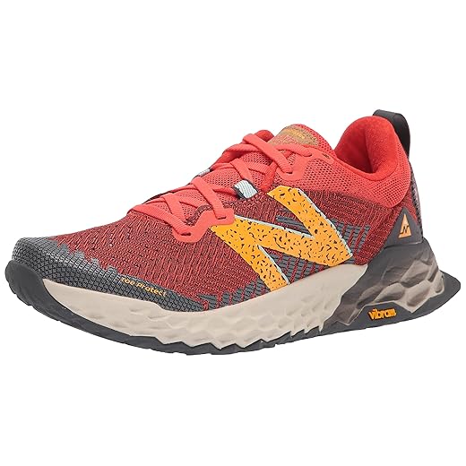 New Balance Men's Fresh Foam Hierro V6 Trail Running Shoe, Ghost Pepper/Habanero, 11