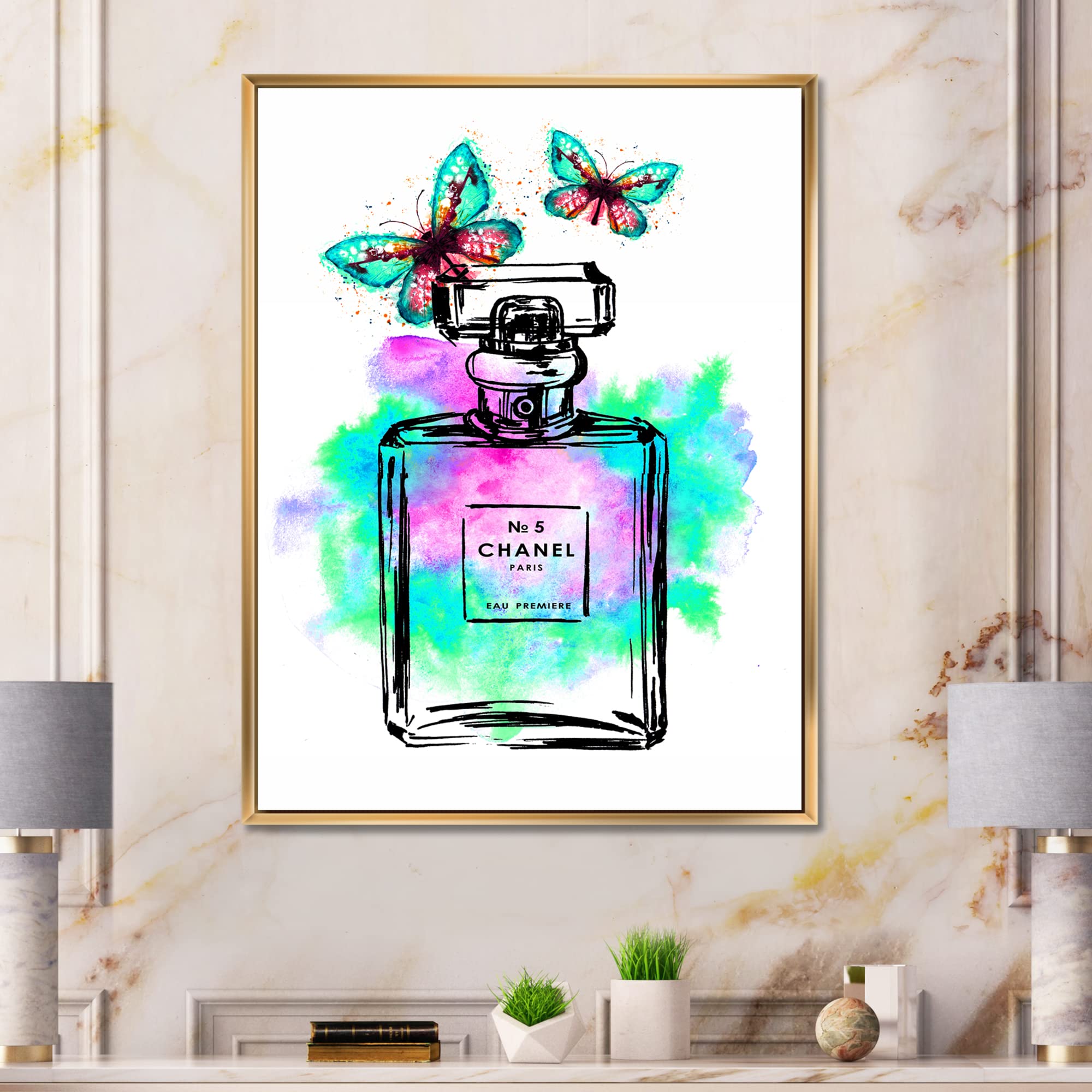 Francfranc シャネルN°5 パフューム 額装 油絵 m73390293675_1.jpg?1711814676