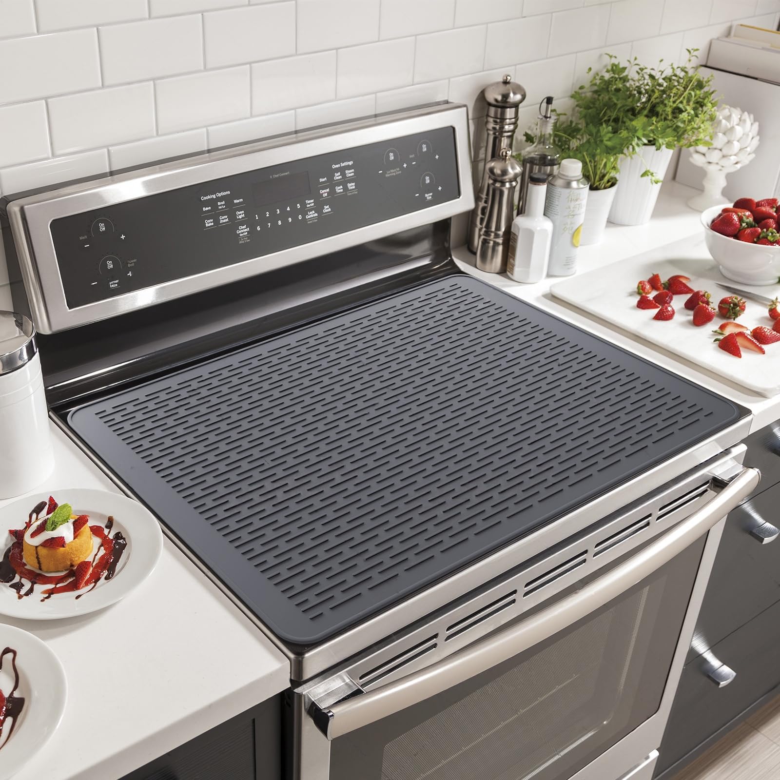 Cooktop Cover Dish Drying Mat The Range Stove Top Cover For