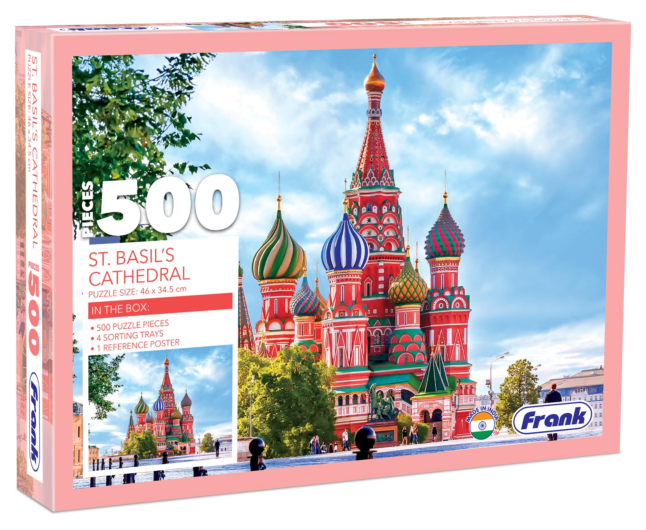 Buy Frank St. Basil's Cathedral 500 Piece Jigsaw Puzzle for Adults