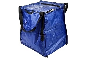 DURASACK Heavy Duty Storage Tote Bag with Zipper Top for Moving Materials