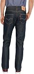 Levi's Men's 505 Regular Fit Jeans, Rinse - Dark Wash, 42W x 29L