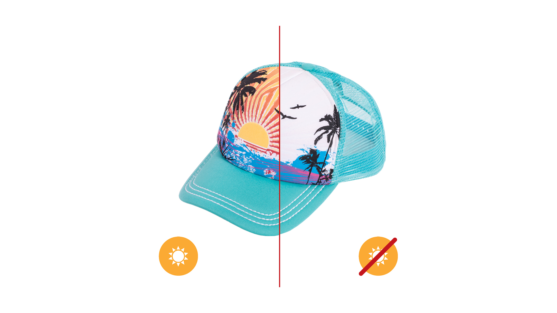 Del Sol Color-Changing, One Size Fits All Snapback Trucker
