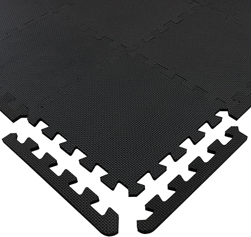 Miniatura 5 de Yostrong Tapete de juego de espuma de rompecabezas de 18 azulejos entrelazados con bordes rectos para jugar tapete de goma para bebés  Tapetes de