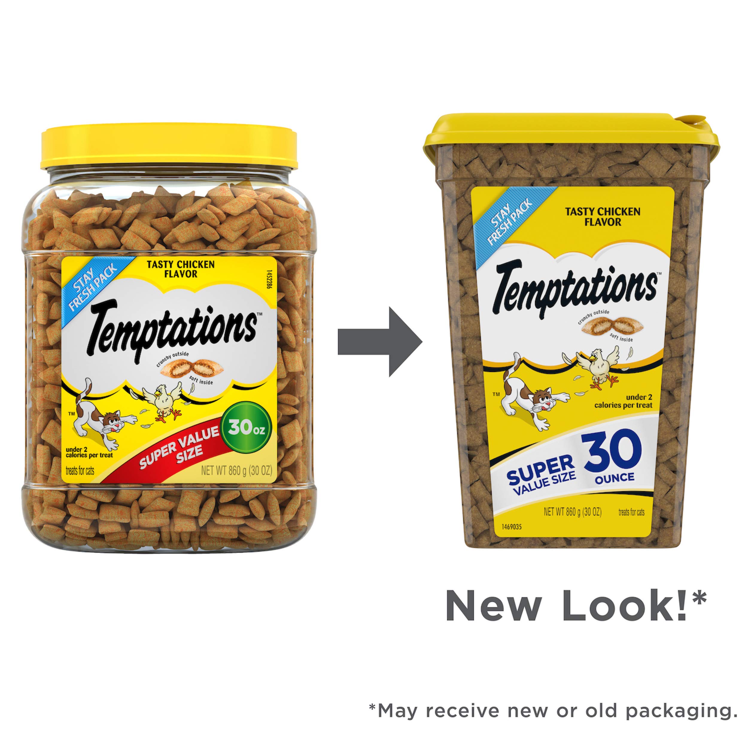 TEMPTATIONS Classic Crunchy and Soft Cat Treats, 30 oz. Buy Online in