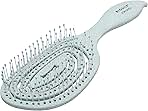 BioSilk for Pets Eco-Friendly Detangling Pin Brush for Dogs in Mint Green | Easy to Hold Ergonomic Handle Dog Brushes, Wet or Dry Dog Hair Brush, Light Blue (FF12806),Gray/Black