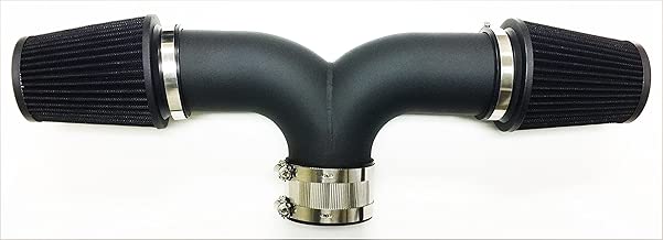 Dual 1997-2000 Chevy Corvette C5 5.7L V8 Twin Air Intake Kit + Filter (All Black) - coolthings.us
