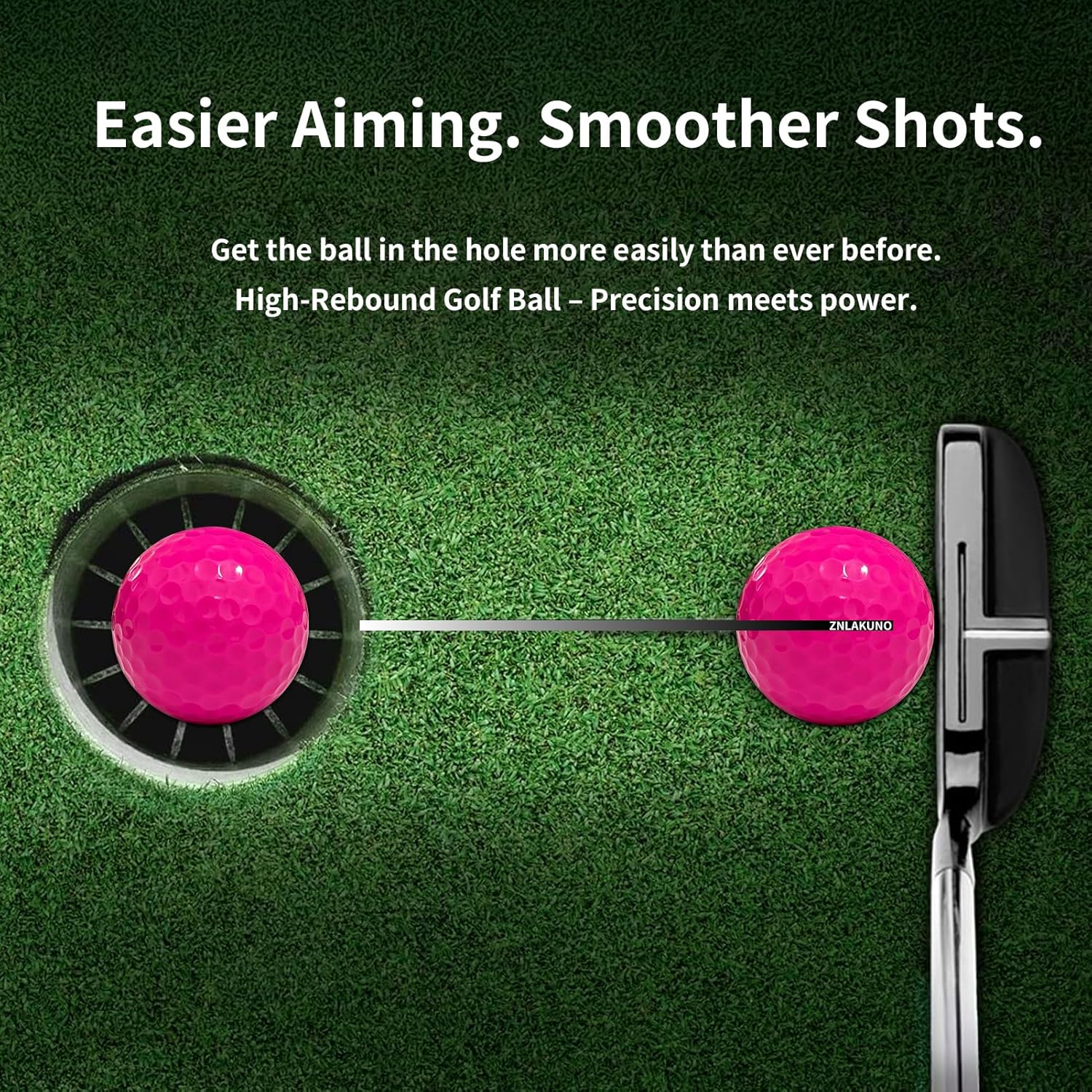 Golf Balls Class Practice Colored Golf Balls 2 Piece Long Distance and High Launch Performance