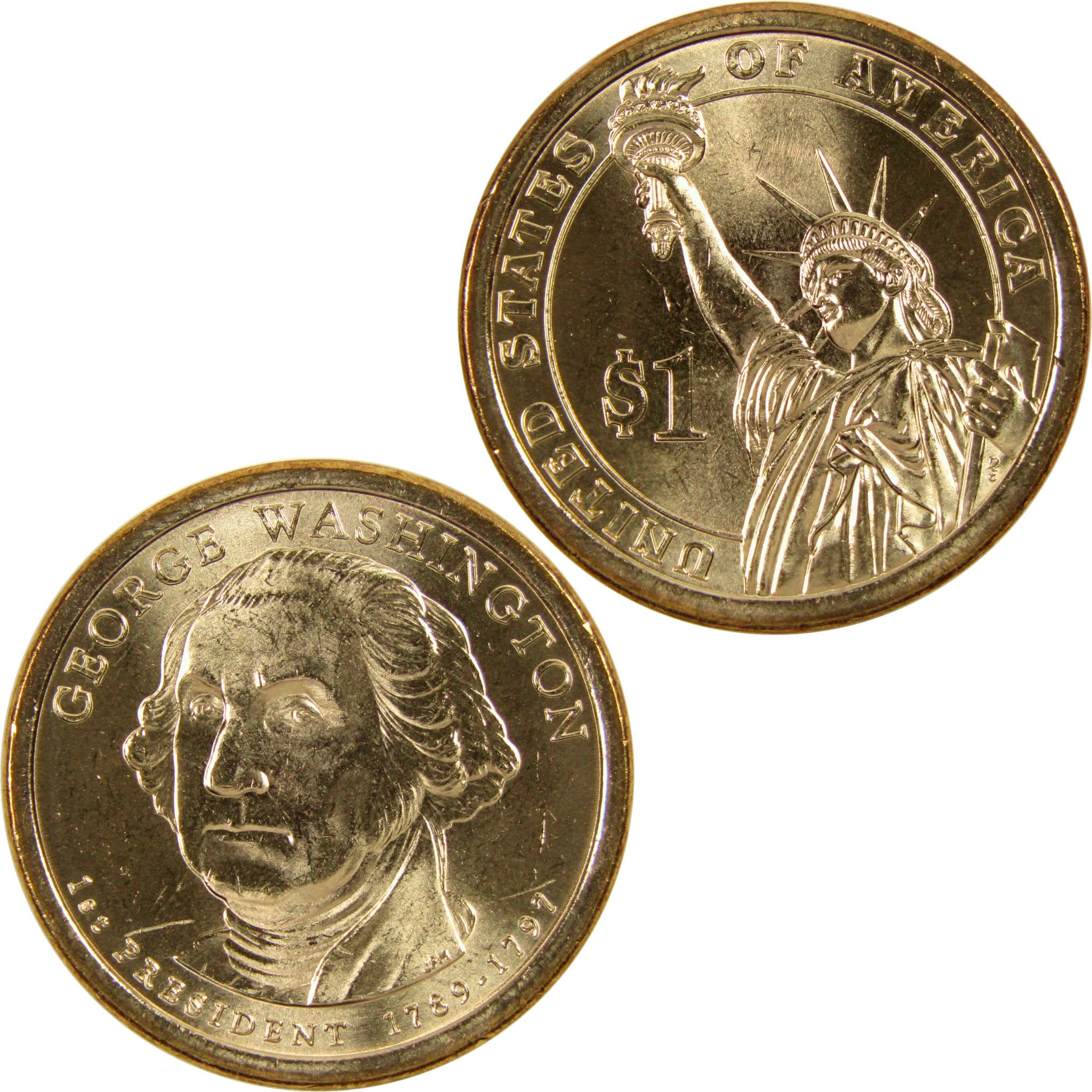 2007 P George Washington Presidential Dollar BU Uncirculated $1