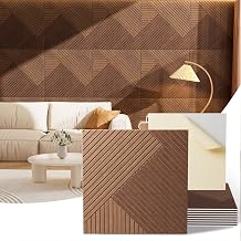 Acoustic Wall Panels, 8 Piece 23.62" X 23.62" Peel and Stick Wall Panels