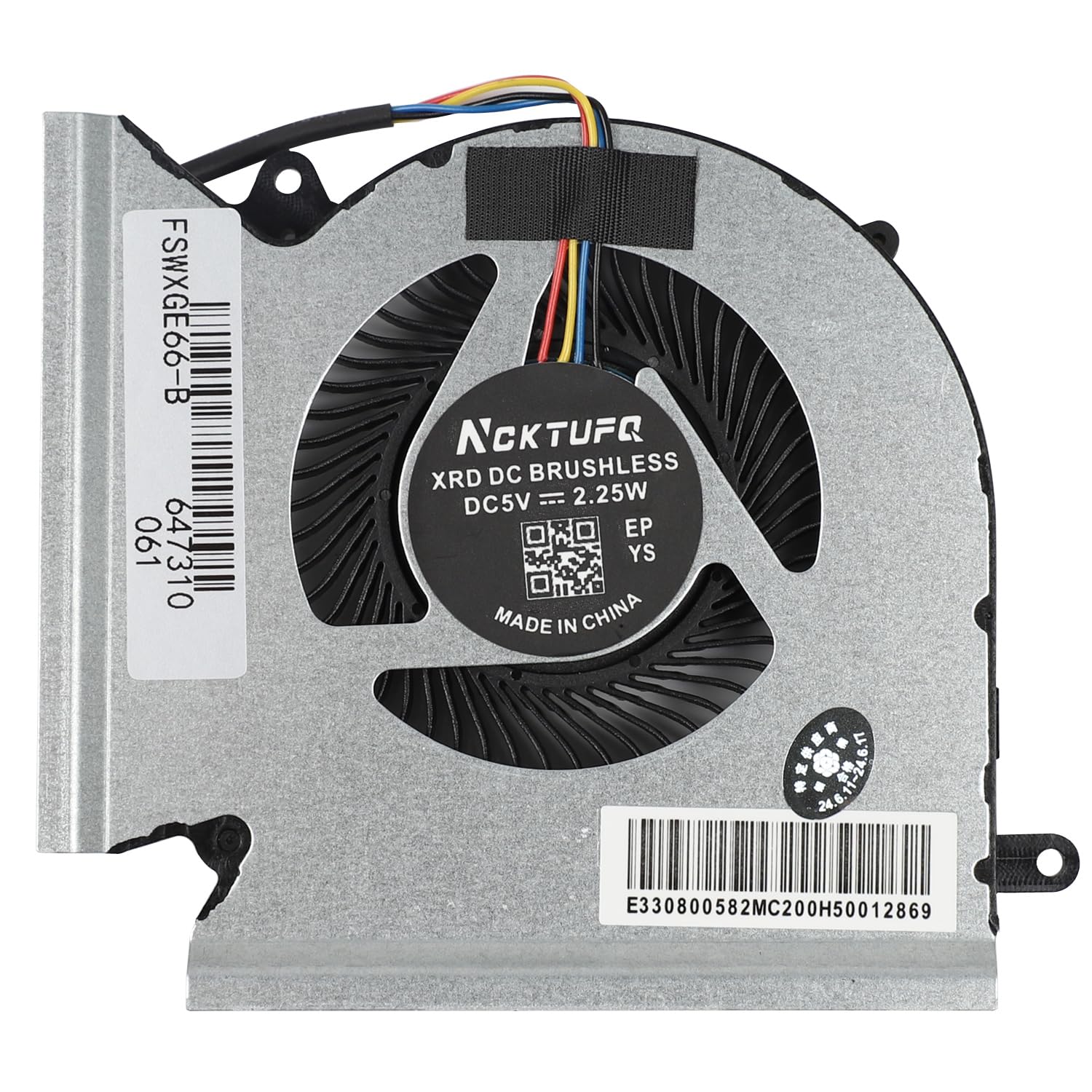Ventilateur De Refroidissement CPU+GPU De Rechange Pour MSI GP76/GE76 - Modèle PABD1A010SHR-N452/N451