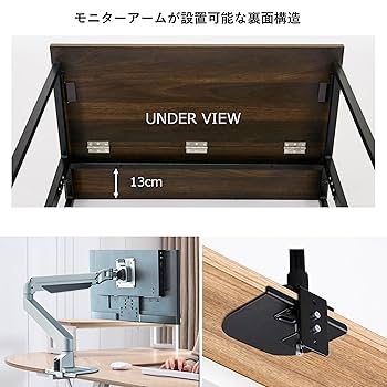 Amazon | SYALEN 折りたたみデスク テレワークデスク 幅80 奥行