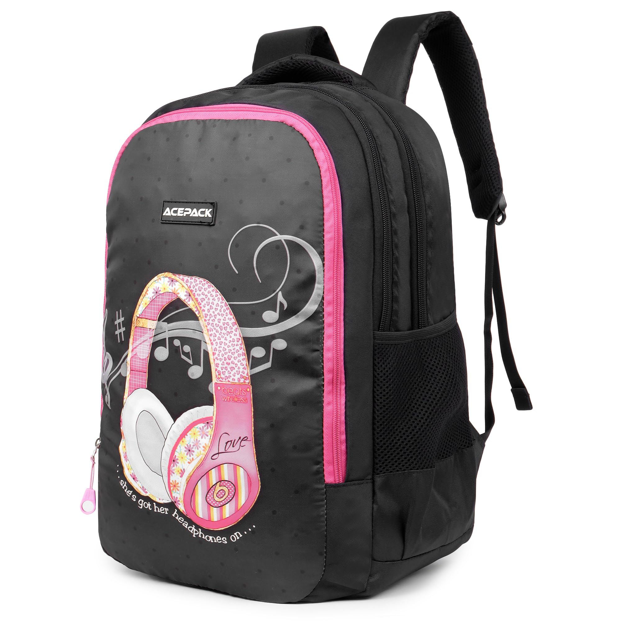 ACEPACK 23.22L Backpack – Lightweight & Durable Polyester Bag for Work, Travel & School with Breathable Mesh Padding