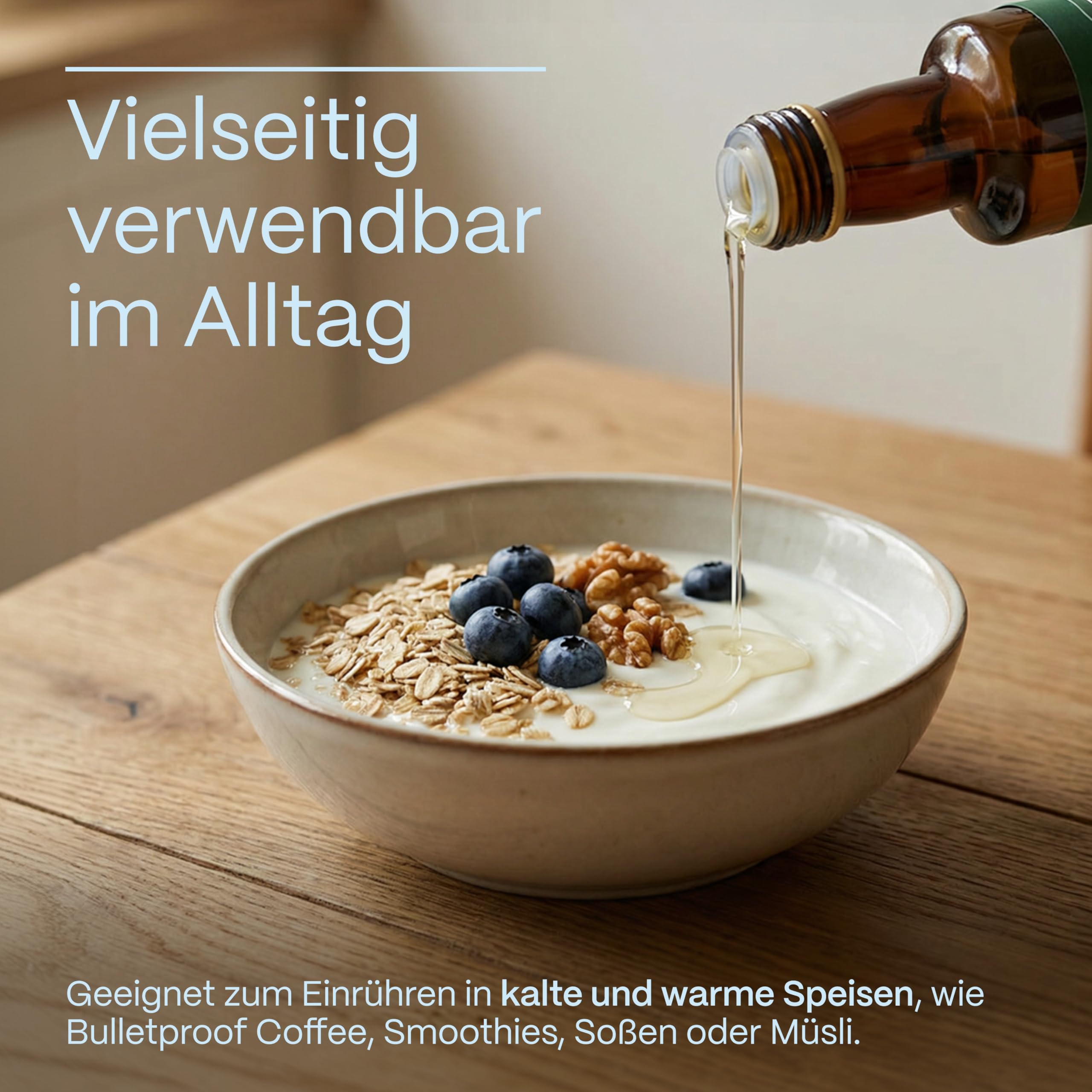 GreatVita Bio MCT Öl auf Kokosölbasis 2x 500 ml | 60% Caprylsäure (C8) & 40% Caprinsäure (C10) Fettsäuren | 100% reines MCT Oil geschmacksneutral - Zuckerfrei, GVO-frei