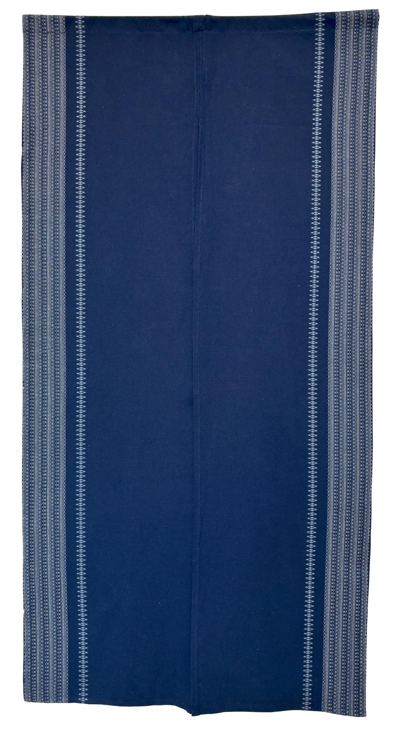 Sunnyday Fabric Dark Navy Doorway Curtain (W33.5'xh66.9') Japandi Takumi Tapestry Noren Room Divider (Dark Navy)