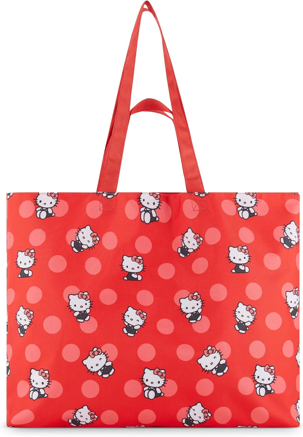SANRIO Hello Kitty Nylon Tote bag - Girls, Boys, Teens, Adults - All Over Print Single Handle Nylon Tote Handbag