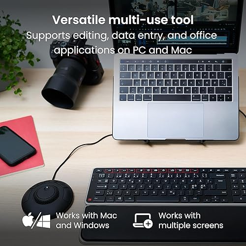 Miniatura 4 de Contour Design ShuttleXpress - Transbordador de edición con 5 botones programables - Equipo ergonómico de edición de video compatible con sistemas