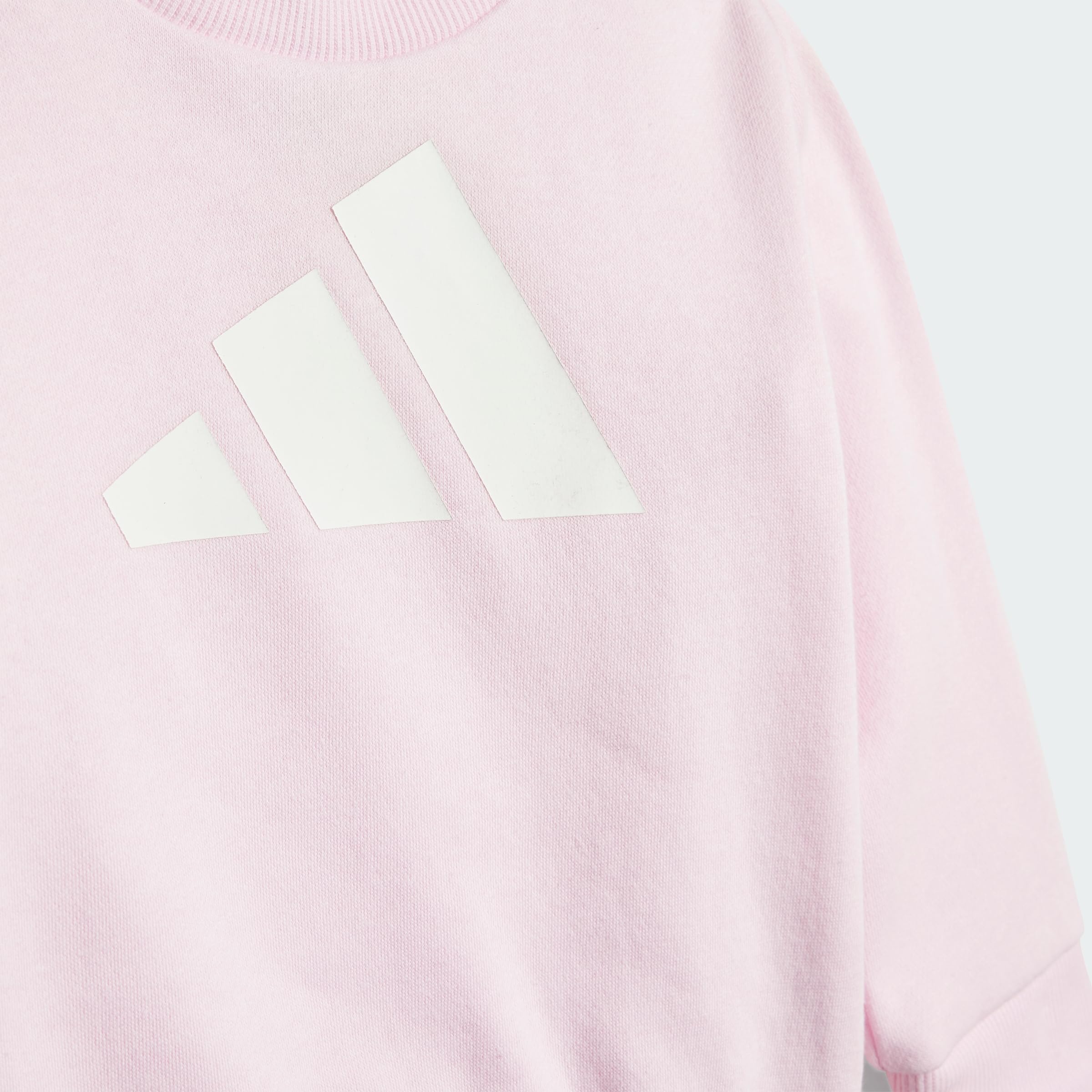 adidas Unisex - Bimbi 0-24 BIG LOGO ESSENTIALS JOGGER, Clear Pink/White, 3-6 Months