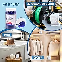 Vista 8 de Cuentas de gel de sílice indicadoras de azul a rosa, deshumidificador desecante reutilizable del gel de sílice de 2 libras