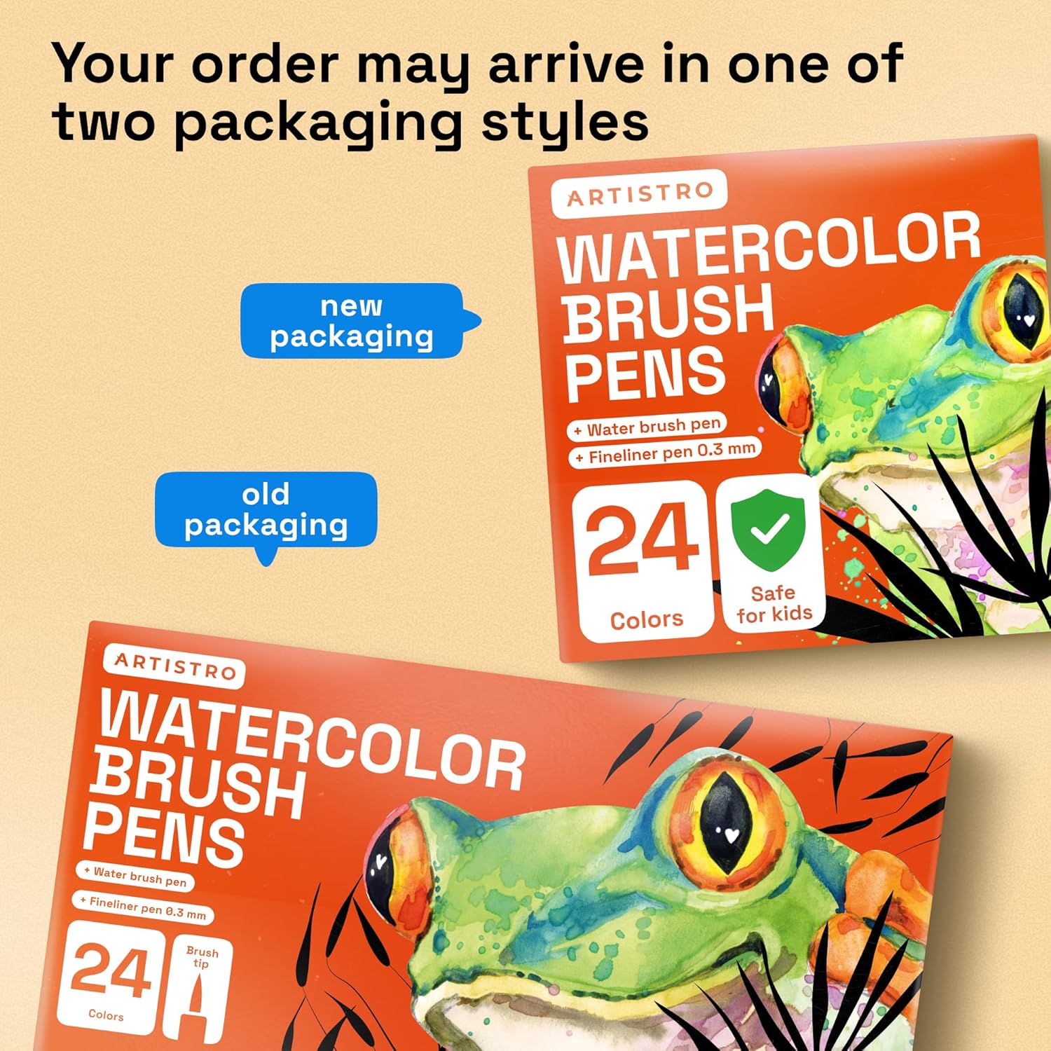 ARTISTRO 24 Watercolor Markers with Flexible Paint Brush Pens for Pros & Beginners - Consistent, Smooth, Bright, Washable, Non-Toxic, Ideal for Coloring, Calligraphy, & Manga - Image 7