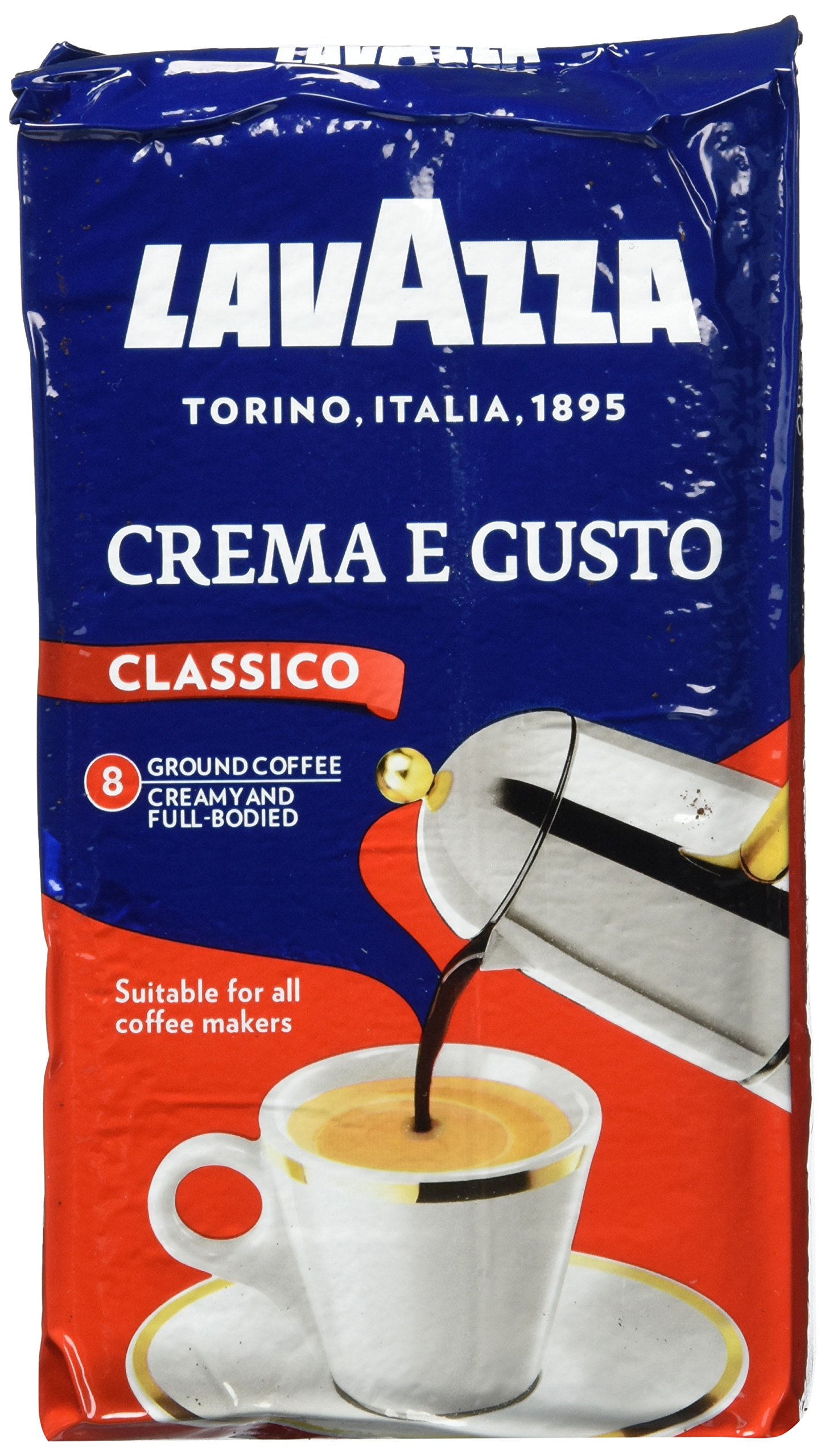 Lavazza Crema E Gusto Vielfalt Nr. 7 – Gemahlener Kaffee, 20er Pack (20 x 250 g)