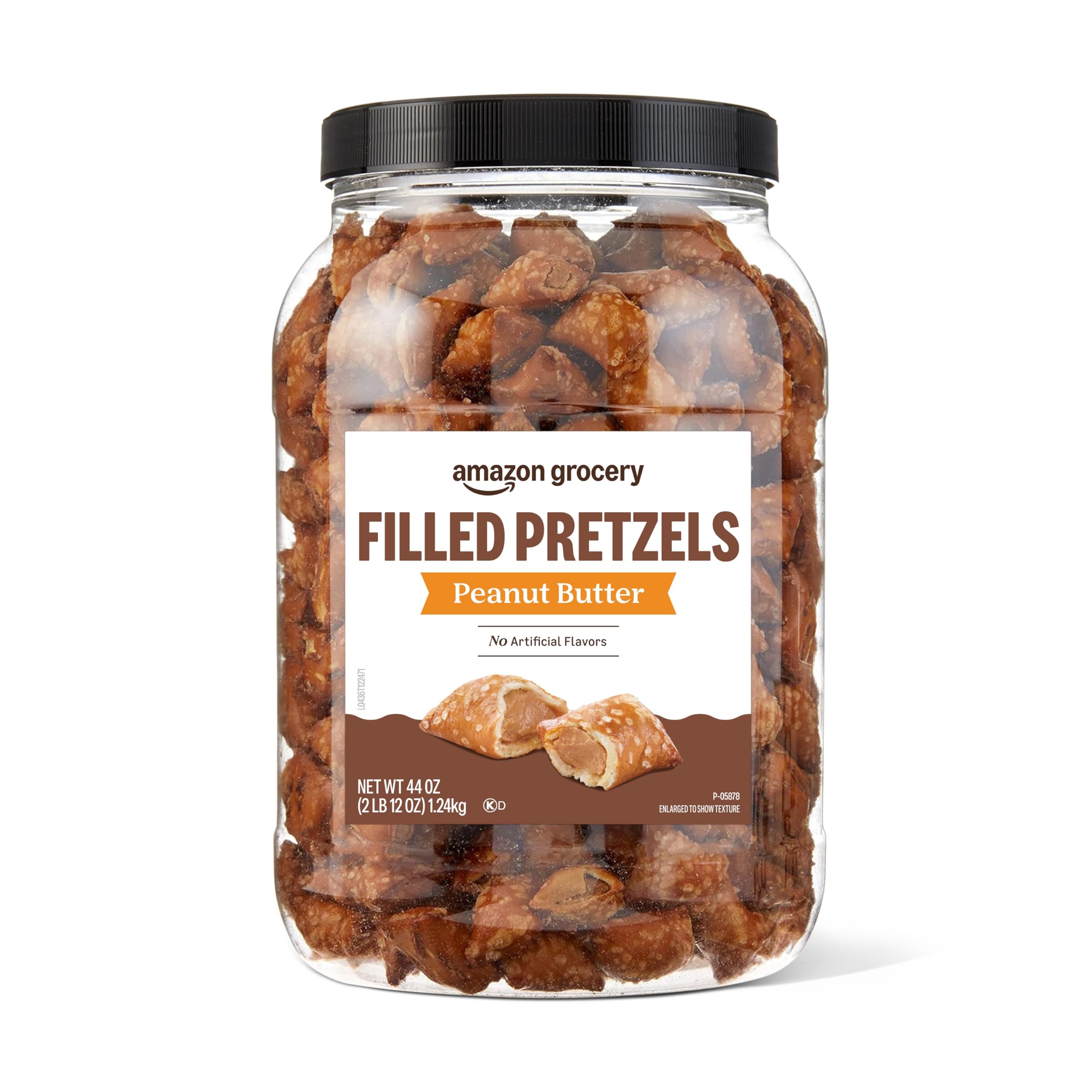 Wickedly Prime Peanut Butter-Filled Pretzels, 44 Ounce
