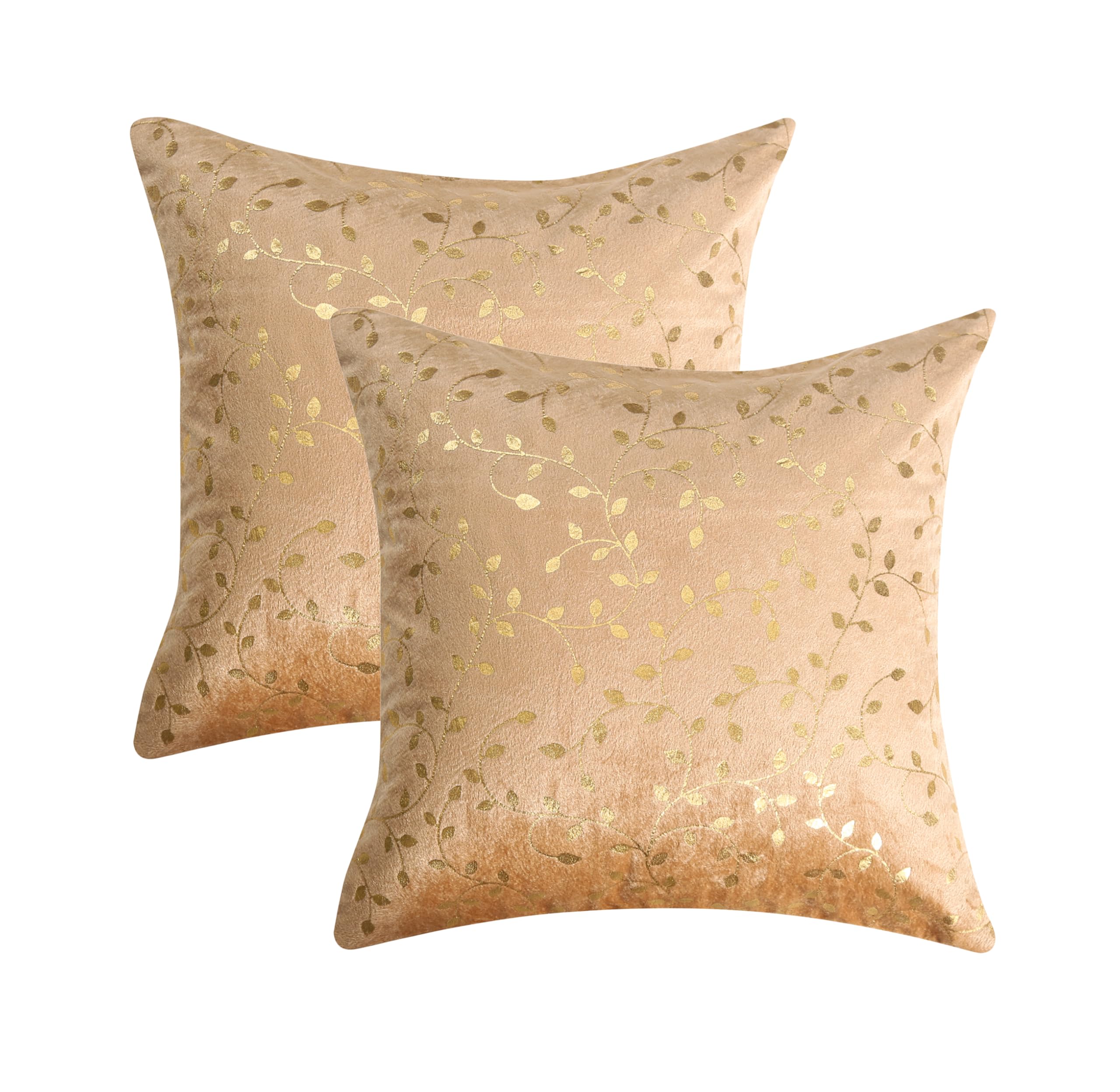 RD TREND Velvet Cushion Covers, 45 x 45 cm/18 x 18 inches,Set of 2,250 TC, Back Zipper (Cream) (B0DC481TH7) Amazon Price History, Amazon Price Tracker