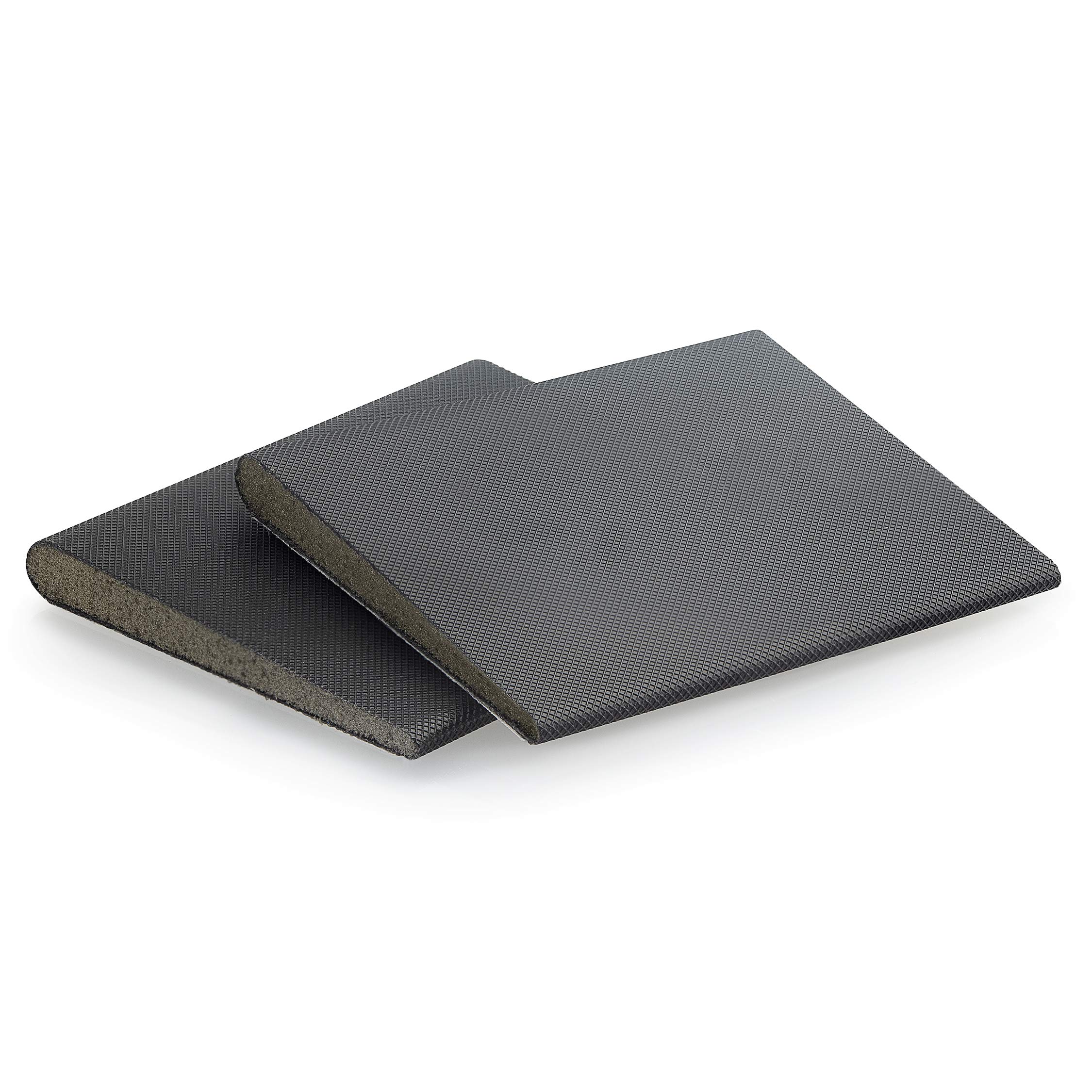 KS HardwareDoor Corner Seals | Premium Weather Stripping Wedge Protects Against The Elements | Self Adhesive Draft Stopper Pads Can Be Easily Trimmed to Fit | Black, (2 Pairs)