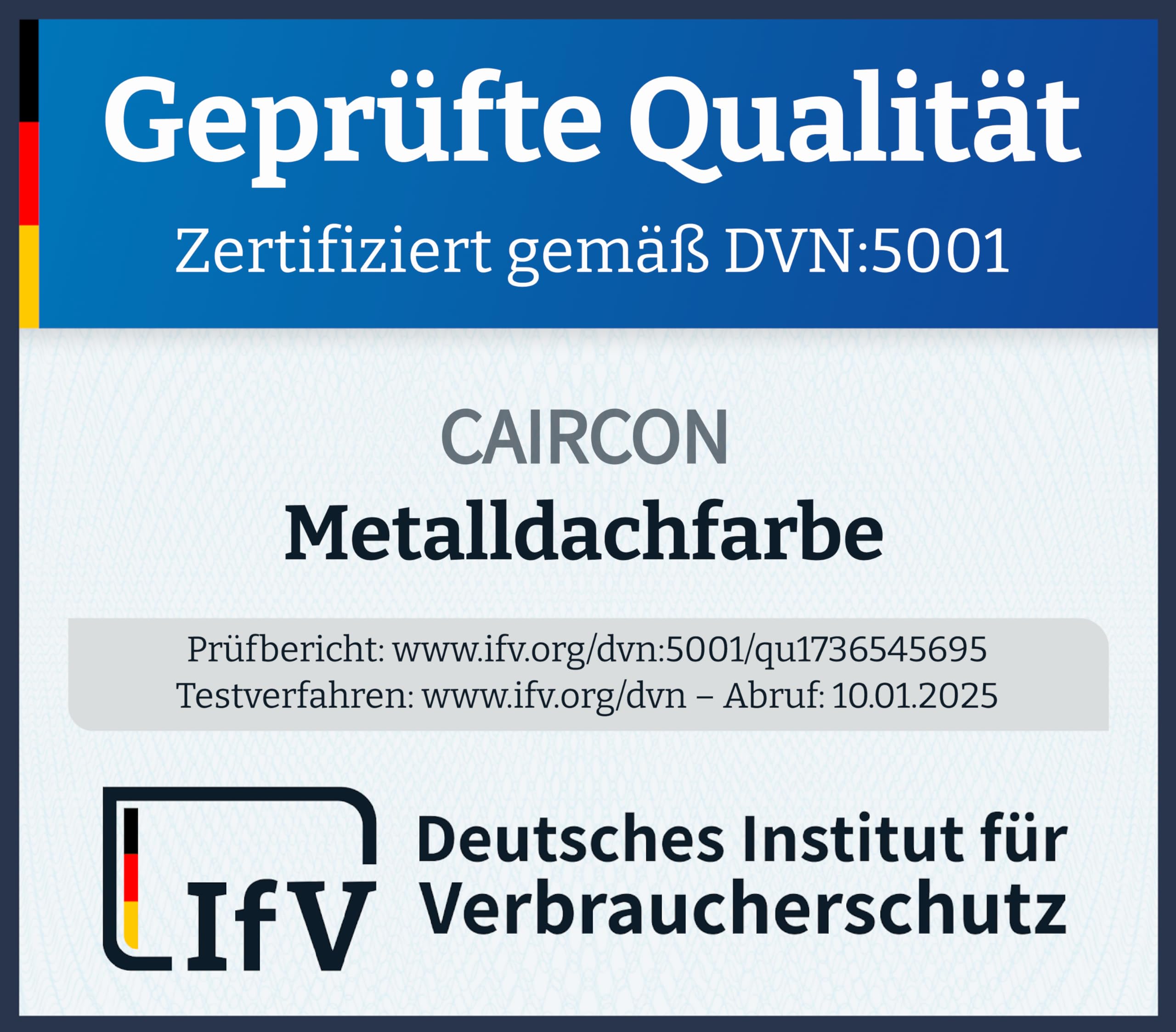 Dachbeschichtung 3in1 Dachfarbe für Metalldach Anthrazitgrau 5L