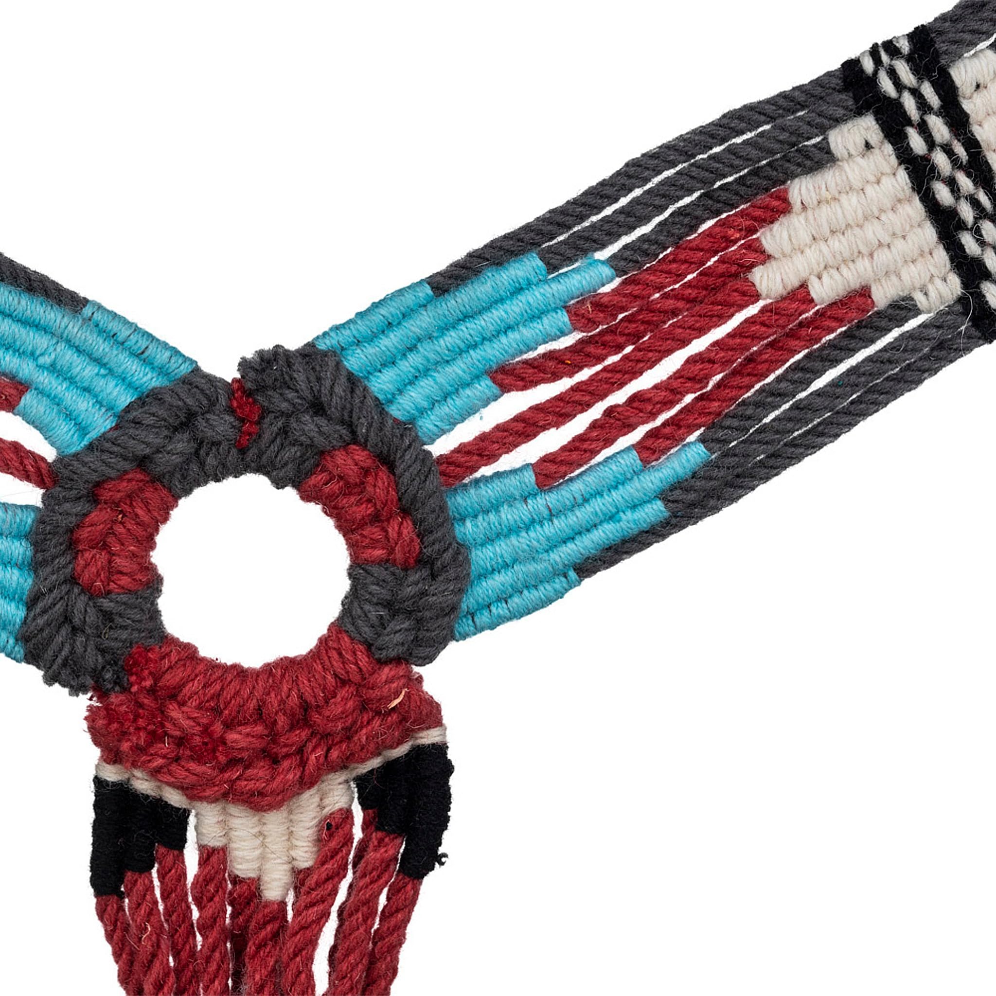 Tough 1 Wool String Breastcollar Brown/Grey/Cream