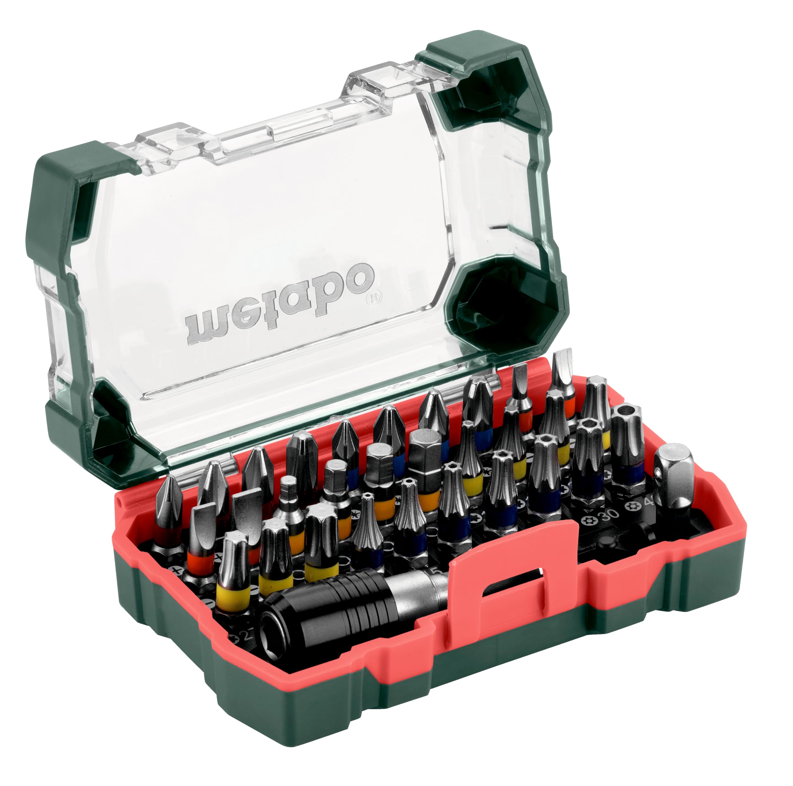 Image secondaire de Metabo Boîte de bits SP 32 pièces (y compris un adaptateur à douille et un porte-embout à changement rapide, acier au chrome-van