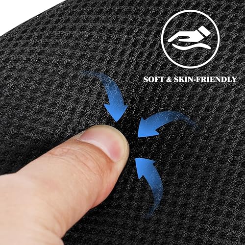 Miniatura 3 de Cojín universal para reposacabezas para silla de oficina, cojín tapizado con ángulo de altura ajustable para silla ejecutiva ergonómica (clips de