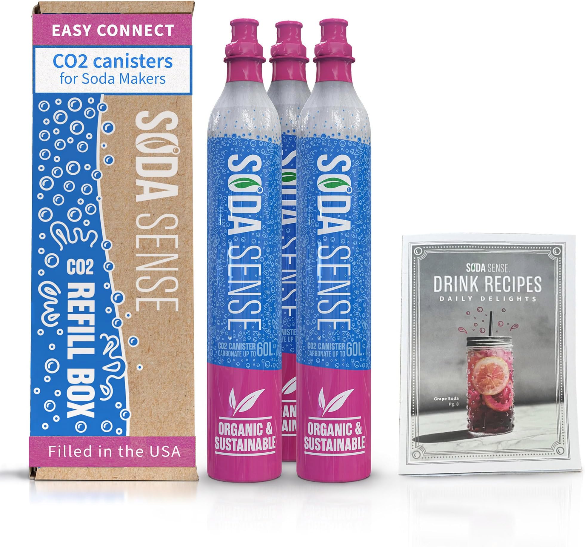 Sodastream Quick Connect CO2 Carbonator Refill Cartridge (1